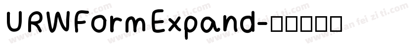 URWFormExpand字体转换