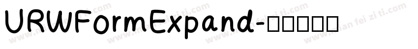 URWFormExpand字体转换