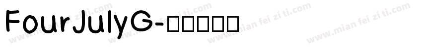 FourJulyG字体转换