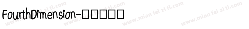 FourthDimension字体转换