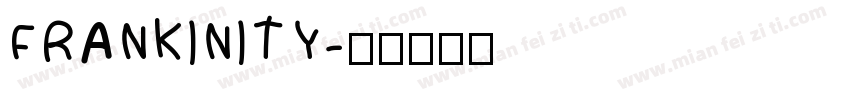 FRANKINITY字体转换