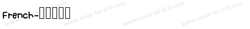 French字体转换