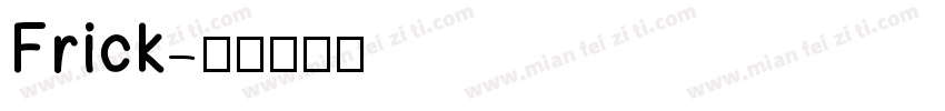 Frick字体转换