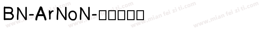 BN-ArNoN字体转换