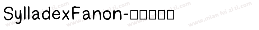 SylladexFanon字体转换