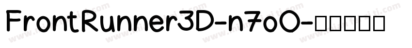 FrontRunner3D-n7oO字体转换