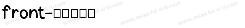 front字体转换