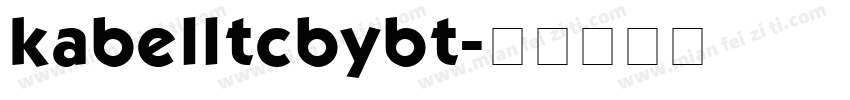 kabelltcbybt字体转换