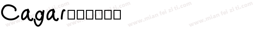 Cagar字体转换