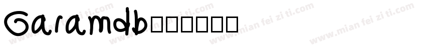 Garamdb字体转换