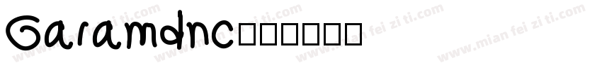 Garamdnc字体转换