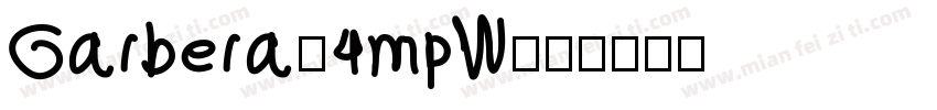 Garbera-4mpW字体转换