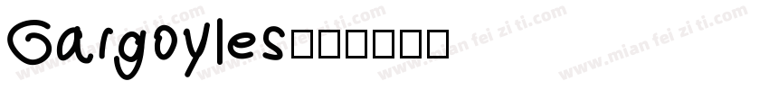 Gargoyles字体转换