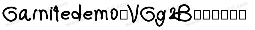 Garnitedemo-VGg2B字体转换