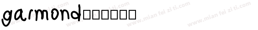 garmond字体转换