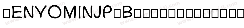 gENYOMINJP-Bold-ttf字体转换