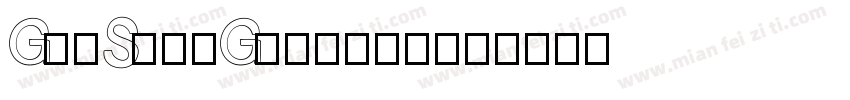 GenSekiGothic2字体转换