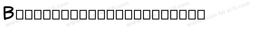 Blockletter-PMGg字体转换