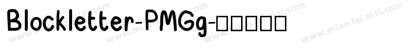 Blockletter-PMGg字体转换