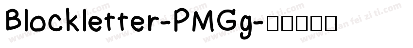 Blockletter-PMGg字体转换