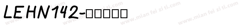 LEHN142字体转换