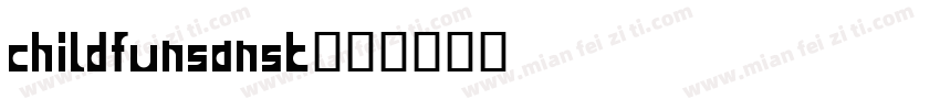 ChildFunSansK字体转换