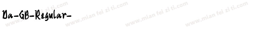 Da-GB-Regular字体转换