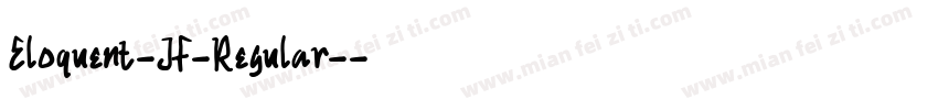 Eloquent-JF-Regular-字体转换