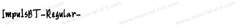 Impu1sBT-Regular字体转换