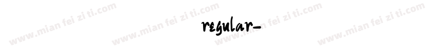 缁忏吀缁唱渾绠regular字体转换