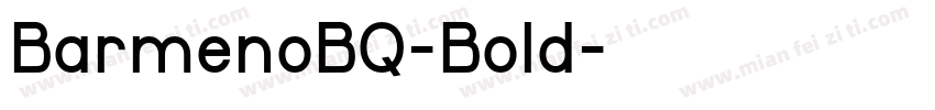 BarmenoBQ-Bold字体转换
