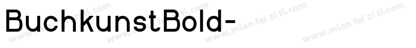 BuchkunstBold字体转换