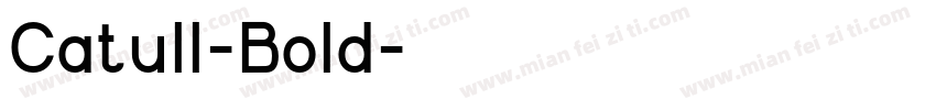 Catull-Bold字体转换