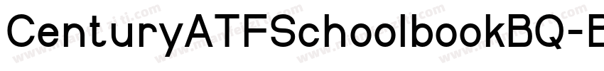 CenturyATFSchoolbookBQ-Bold字体转换