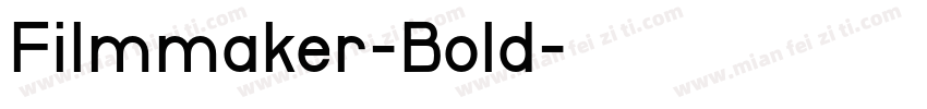 Filmmaker-Bold字体转换