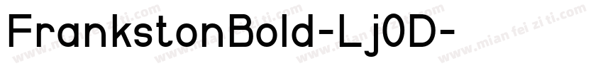 FrankstonBold-Lj0D字体转换
