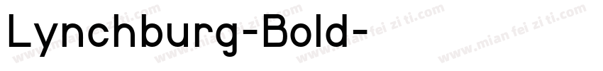 Lynchburg-Bold字体转换