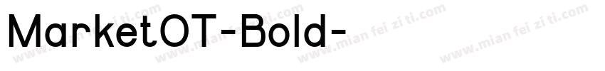 MarketOT-Bold字体转换