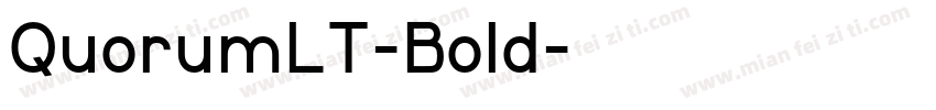 QuorumLT-Bold字体转换