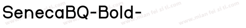 SenecaBQ-Bold字体转换