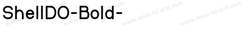 ShellDO-Bold字体转换