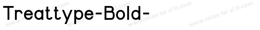 Treattype-Bold字体转换