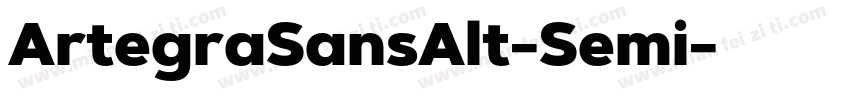 ArtegraSansAlt-Semi字体转换