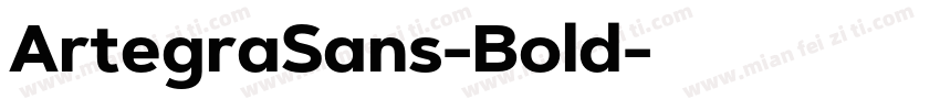 ArtegraSans-Bold字体转换