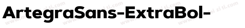 ArtegraSans-ExtraBol字体转换