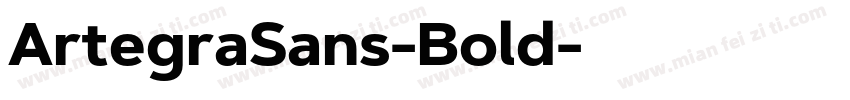 ArtegraSans-Bold字体转换