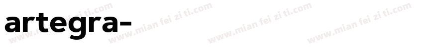 artegra字体转换