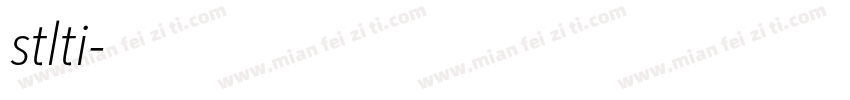 stlti字体转换