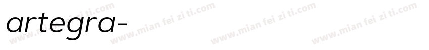 artegra字体转换
