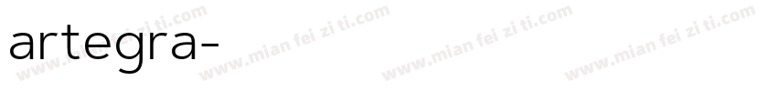 artegra字体转换